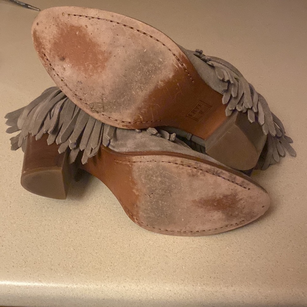 Suede Frye Booties - Picture 4 of 5
